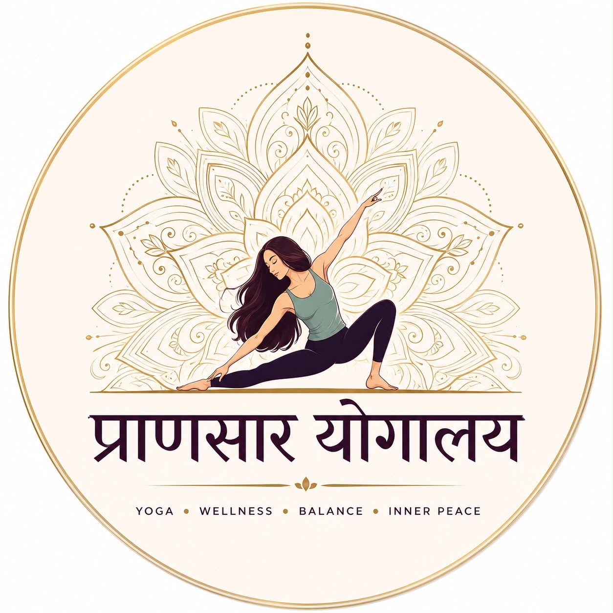 Praansaar Yogalaya logo